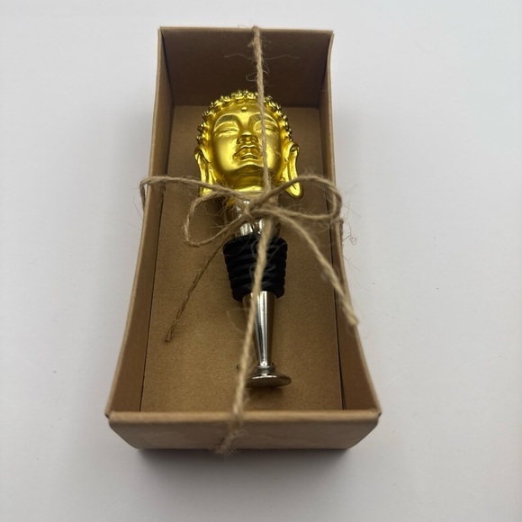 Wine Bottle Stopper And Wine Charms Buddha Shakyamuni Statue Beverage Wine Cork - Picture 13 of 13